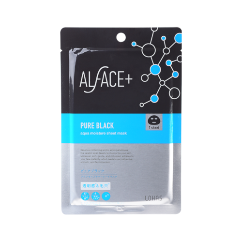 ALFACE+(オルフェス) ピュアブラック アクアモイスチャー シートマスク